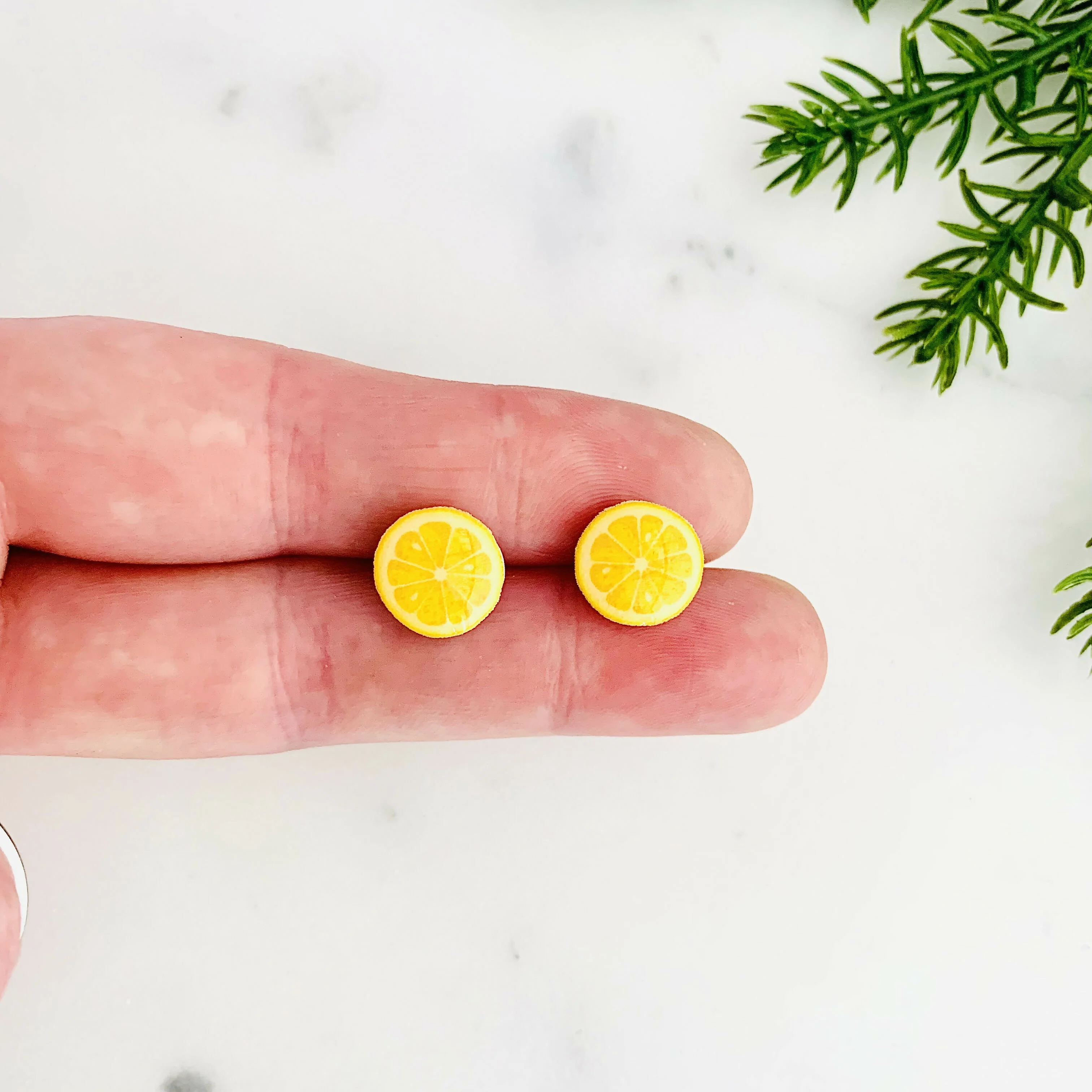Lemon Slice Stud Earring - Image 6