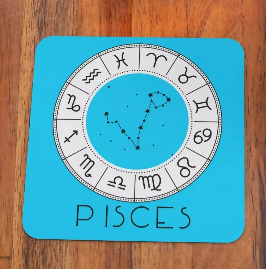 Zodiac Star Signs Coaster CONSTELLATION Design - Image 8
